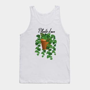 Plants Love - Marble Pothos Tank Top